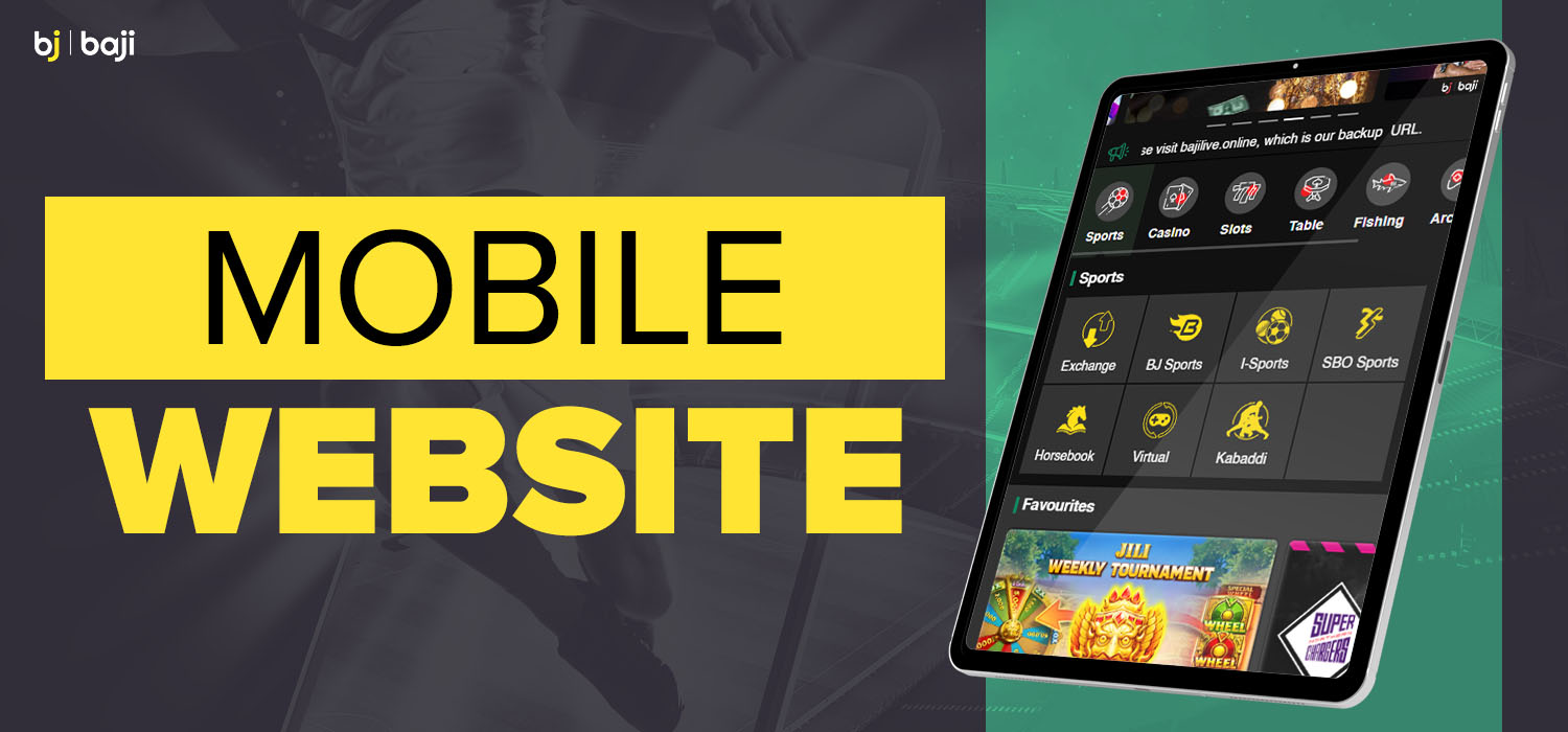 baji mobile website